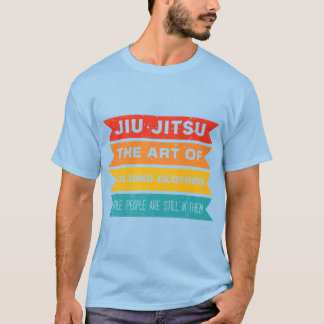 Camiseta Jiu Jitsu Arte De Roupas Dobradas Jujitsu