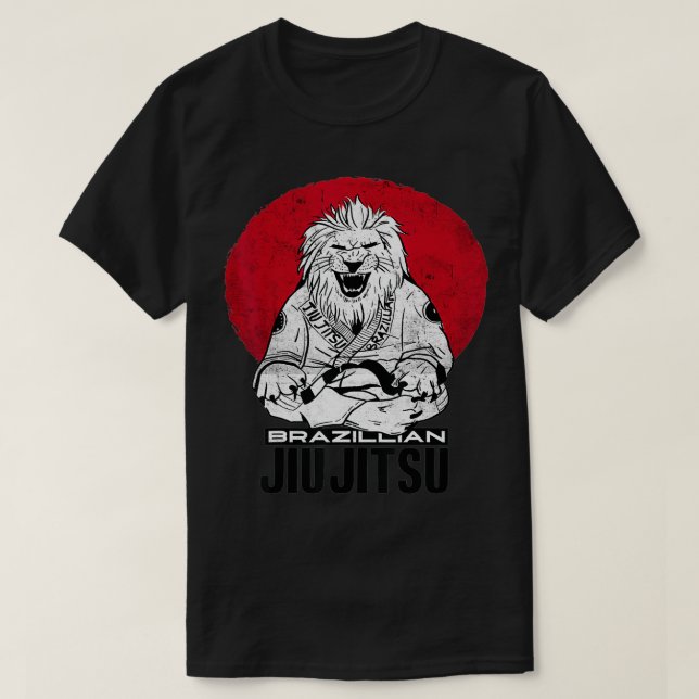 Camiseta Jiu Jitsu BJJ MMA Fighter Jiujitsu Funny (Frente do Design)