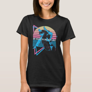 Camiseta Jiu Jitsu BJJ Retro Meu Coração Está Naquele Papo