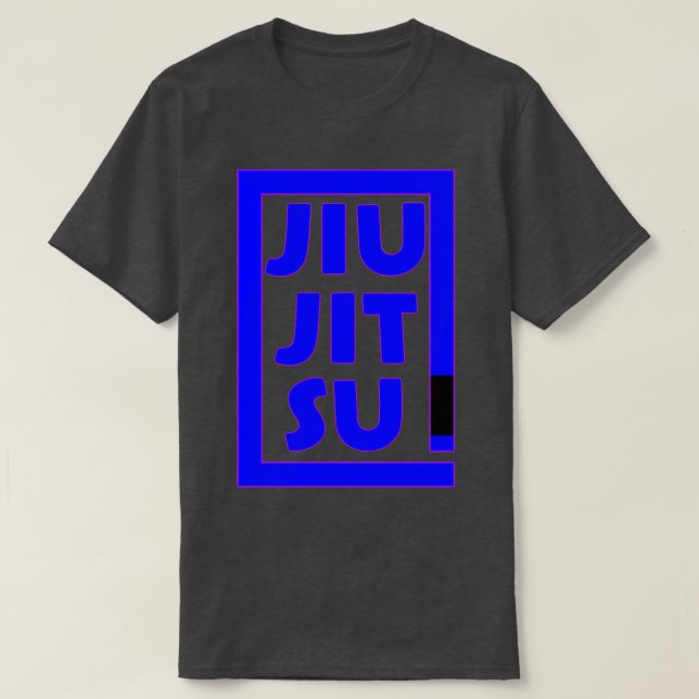 Camiseta Jiu Jitsu Blue Belt Design (Frente do Design)