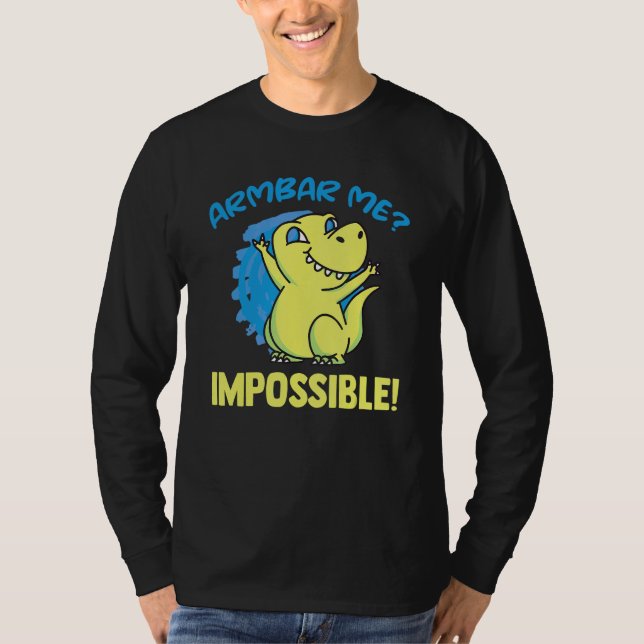 Camiseta Jiu Jitsu Brasileiro Armbar Rex Bjj (Frente)