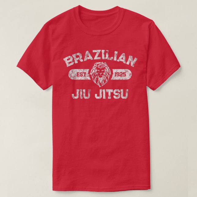 Camiseta Jiu Jitsu, brasileiro, estabeleceu 1925 BJJ MMA Fi (Frente do Design)