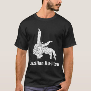Camiseta Jiu-Jitsu Brasileiro JJB Luta Livre Luta no Chão