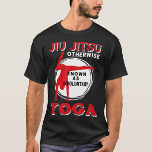 Camiseta Jiu Jitsu Caso Contrário Conhecido Como Ioga Invo