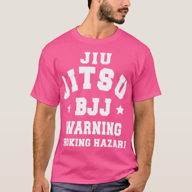 Camiseta Jiu Jitsu Choking Hazard Jiu Jitsu T Shirt Bjj Shi (Frente)