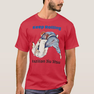 Camiseta Jiu Jitsu continua a rolar BJJ 1