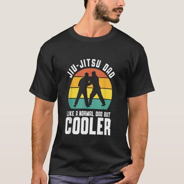 Camiseta Jiu Jitsu Dad Like a Normal Dad but cooler (Frente)