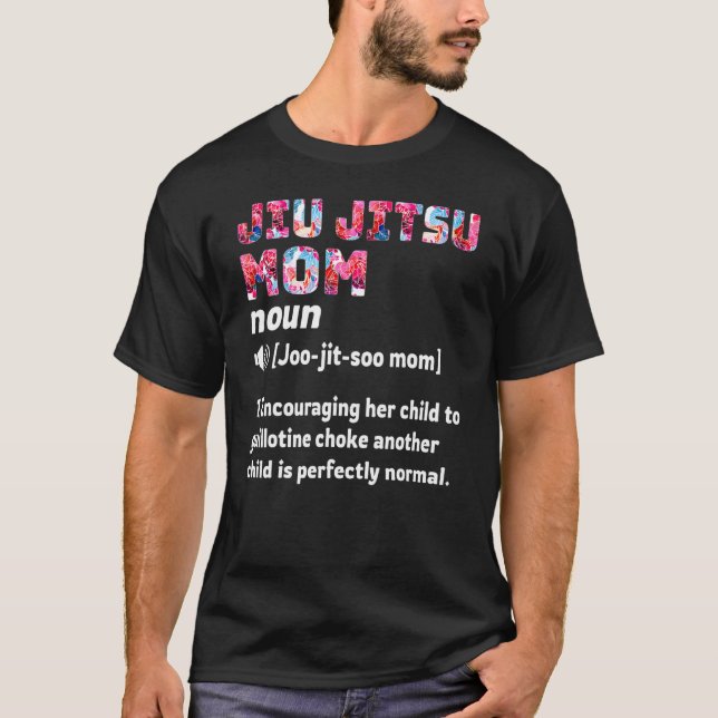 Camiseta Jiu Jitsu - Definição de mãe (Frente)