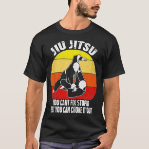 Camiseta Jiu Jitsu é Engraçado não pode Fi-lo estúpido BJJ 