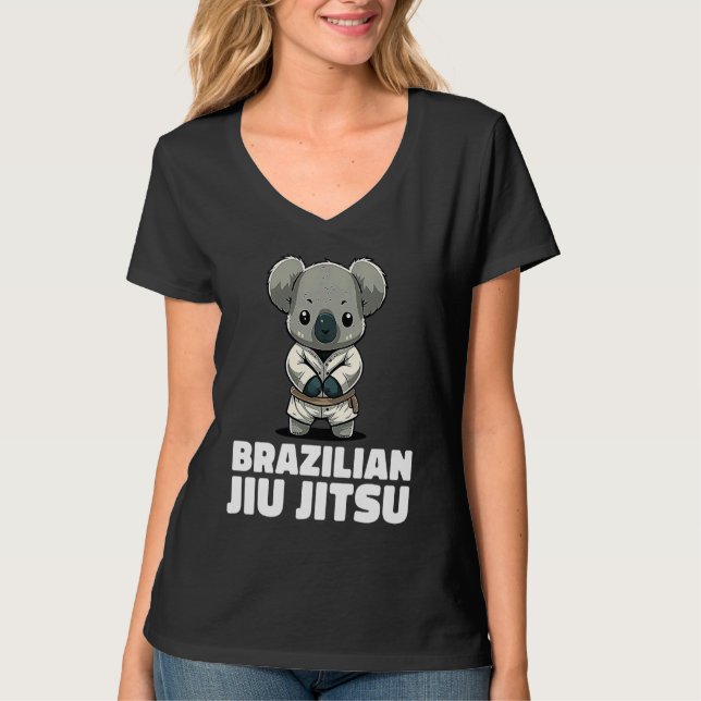 Camiseta Jiu Jitsu e Grappling Brasileiro Koala (Frente)
