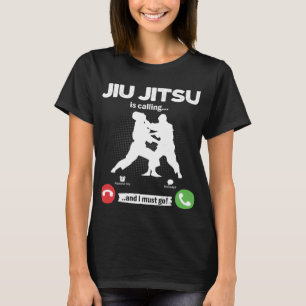 Camiseta Jiu Jitsu Está Ligando Para Eu Ir Combatendo MMA H