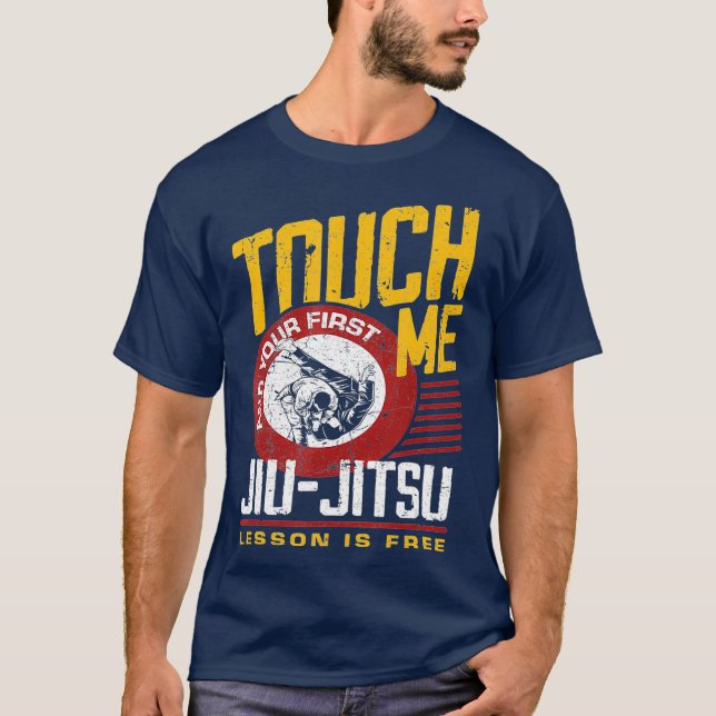 Camiseta Jiu Jitsu Fighter Athlete Martial Arts Fan Gift (Frente)