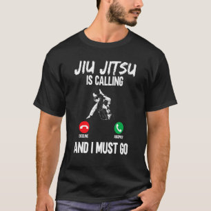 Camiseta Jiu Jitsu Fighter Jiu Jitsu Está Ligando