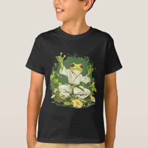 Camiseta Jiu-Jitsu Floral MMA Toad Taekwondo Frog Judo