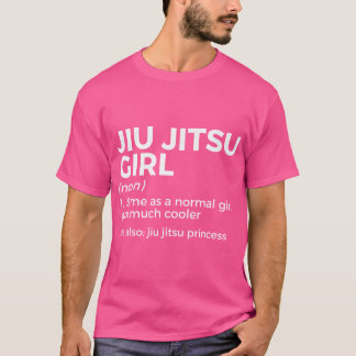 Camiseta Jiu Jitsu Girl Definition Princesa Engraçada Marti