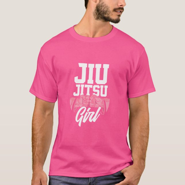 Camiseta Jiu Jitsu Girl Funny Jiu Jitsu (Frente)