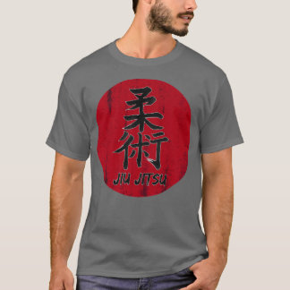 Camiseta Jiu Jitsu Japonês Kanji BJJ MMA