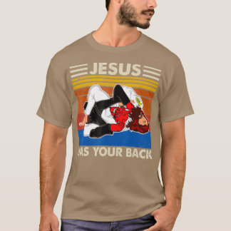 Camiseta Jiu Jitsu Jesus tem as costas de MMA brasileira