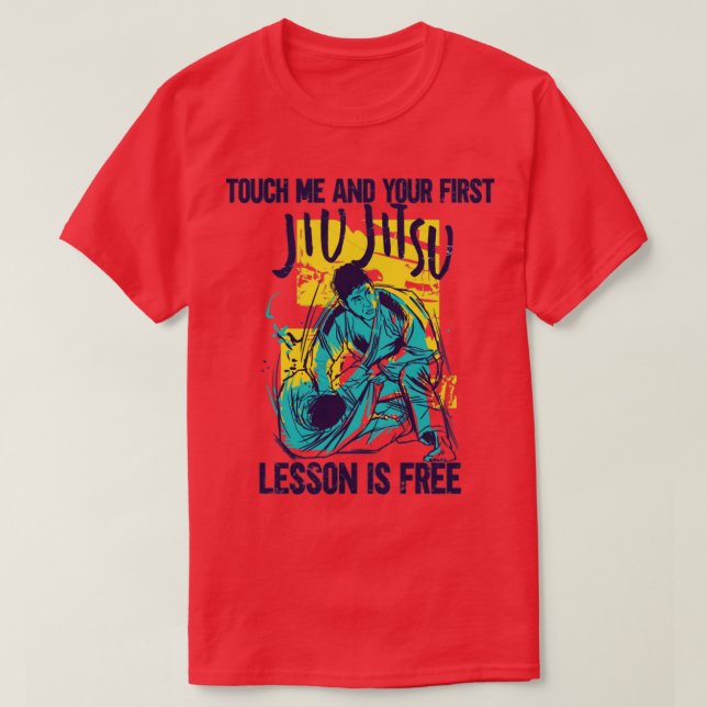 Camiseta Jiu Jitsu Lição (Frente do Design)