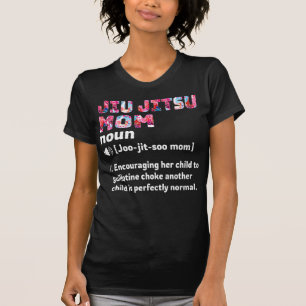 Camiseta Jiu Jitsu Mãe Definição Floral