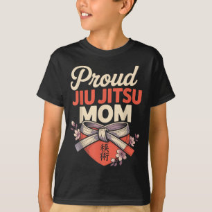 Camiseta Jiu Jitsu Mãe Retro Vintage Orgulhosa Jiu Jitsu