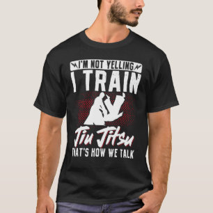 Camiseta Jiu Jitsu Mma Bjj Hugger Eu não estou gritando