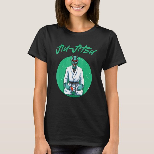 Camiseta Jiu Jitsu Oni Demon (Frente)