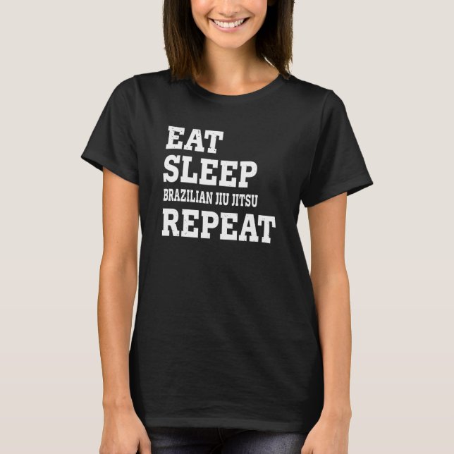 Camiseta Jiu Jitsu repita Sarcástico (Frente)