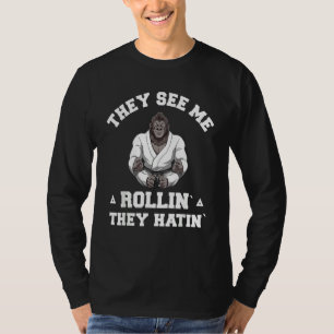 Camiseta Jiu Jitsu Rolando   BJJ Grappling Gorilla
