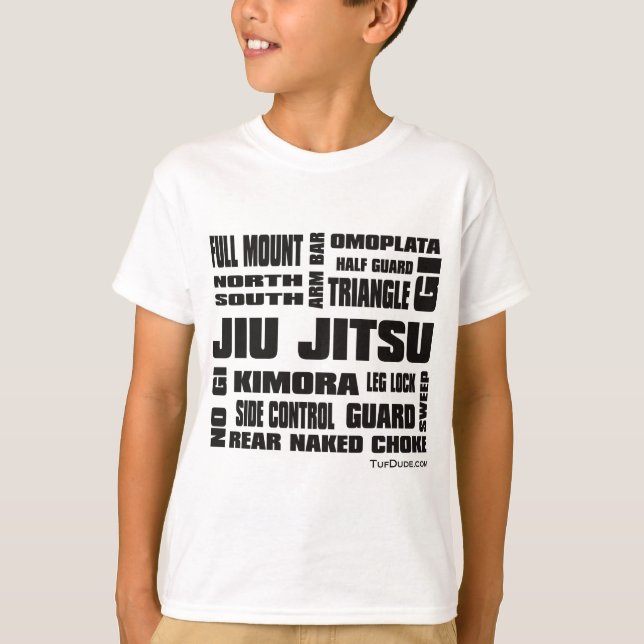 Camiseta Jiu Jitsu - terminologia (Frente)