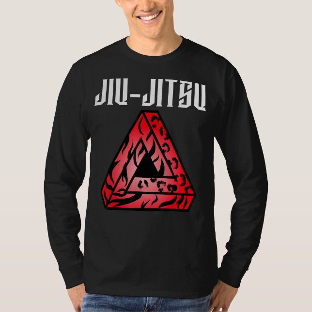 Camiseta Jiu Jitsu Tribal Gracie Triangle Bjj Grapple Mm (Frente)