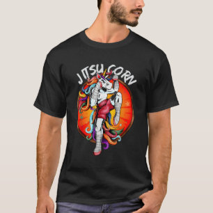 Camiseta Jiu Jitsu Unicorn Autodefesa Brasileira Jitsucorn