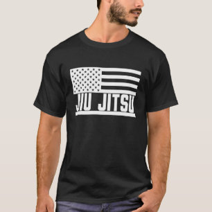 Camiseta Jiu Jitsu USA Flag