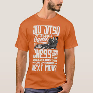 Camiseta JiuJitsu É Como Um Jogo De Xadrez Jiu Jitsu
