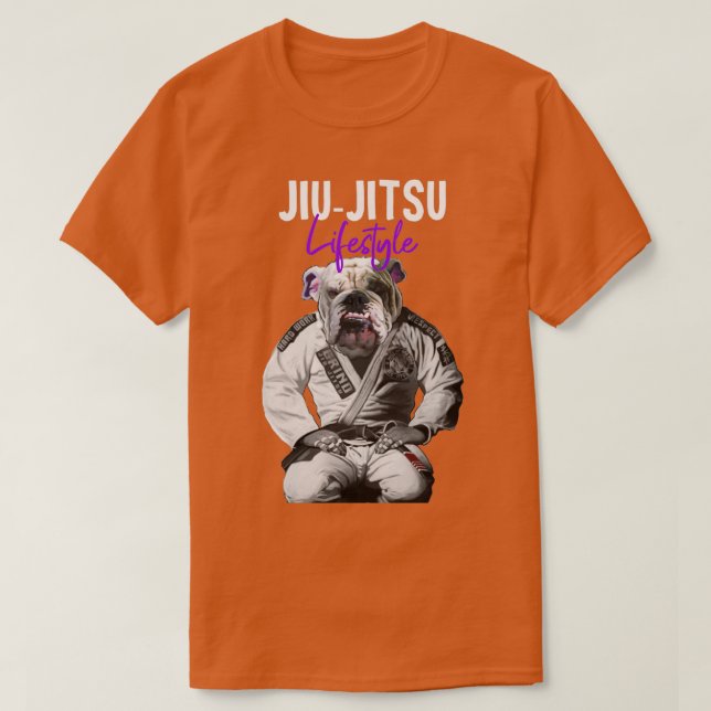 Camiseta Jiujitsu Lifestyle Jiu Jitsu para o BJJ amantes En (Frente do Design)