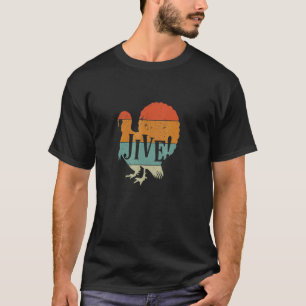 Camiseta Jive Dia de Ação de Graças na Turquia - retroragem
