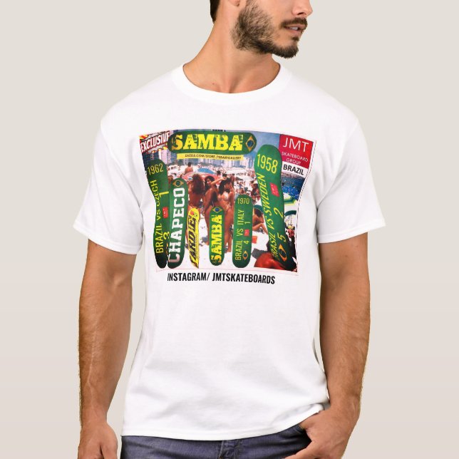 Camiseta JMT BRASIL SKATEBOARD T-Shirt (Frente)