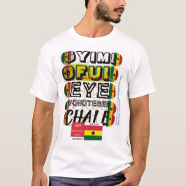 Camiseta JMT GHANA / UFO Camisa-T básica de homens