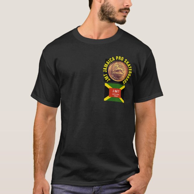 Camiseta JMT SK8 Camisa-T Escura Básica (Frente)