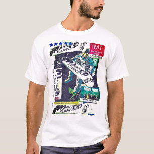 Camiseta JMT SKATEBOARD MUSIC PLANET
