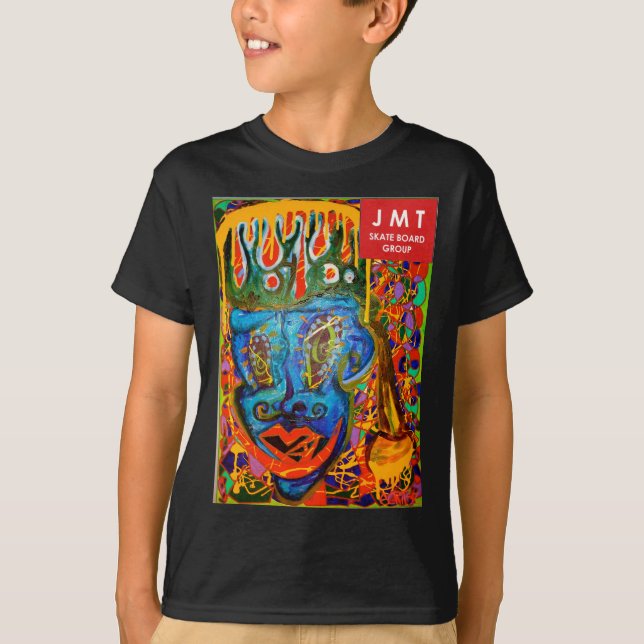 Camiseta JMT SKATEBOARD SCRIBZ (Frente)