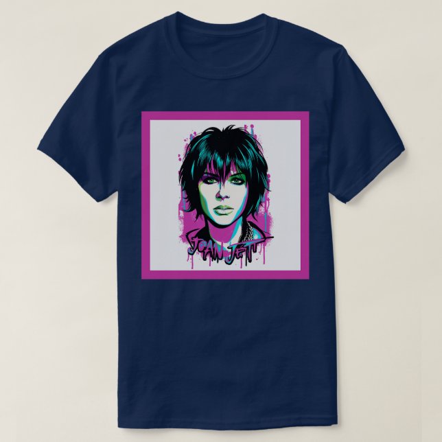 Camiseta Joan Jett (Frente do Design)