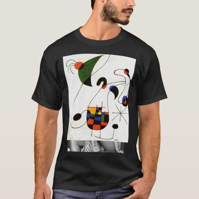 Camiseta Joan Miro &quot;Cantor Melanchólico &quot; Poster (Frente)