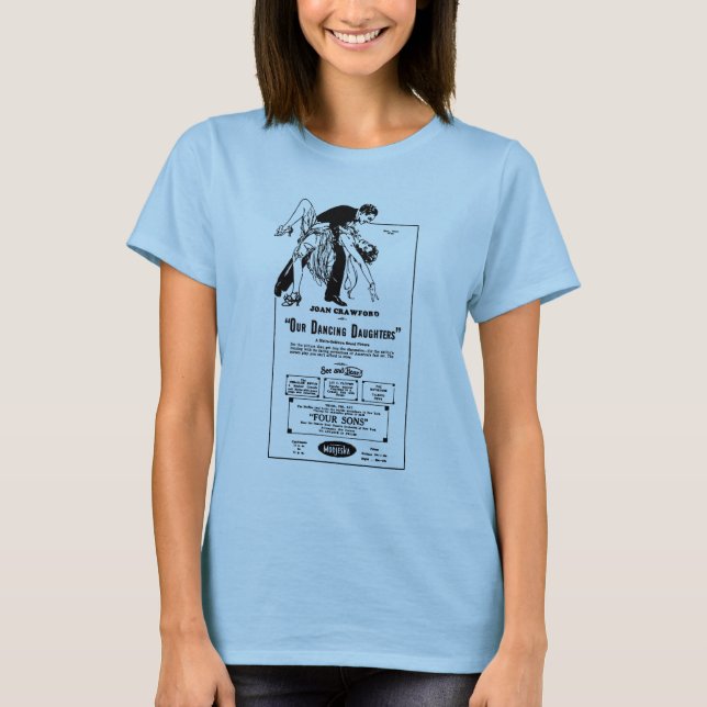 Camiseta Joana Crawford NOSSAS FILHAS 1928 da DANÇA (Frente)