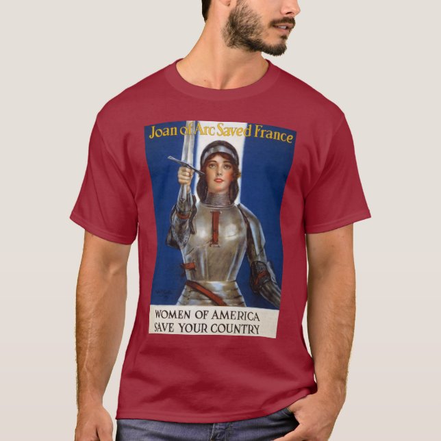 Camiseta Joana d'Arc: A Donzela de Orléans, Heroína Cavalei (Frente)