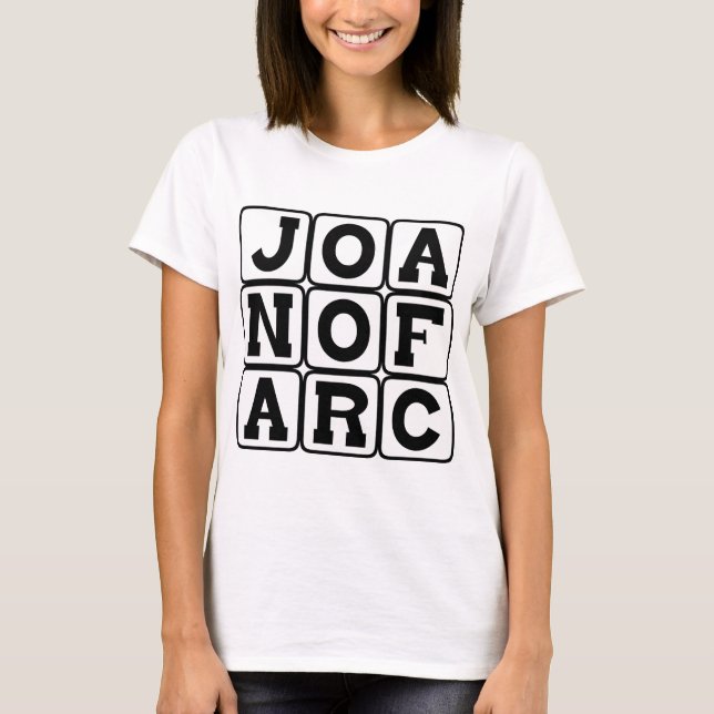 Camiseta Joana d'Arc, Santo e Martyr (Frente)