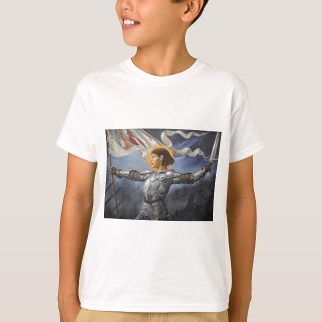 Camiseta Joana do arco com bandeira (Frente)