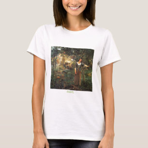 Camiseta Joana do arco por Jules Bastien Lepage