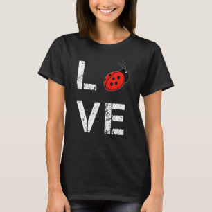 Camiseta Joaninha Amor Ladybird Doce Joaninha