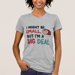 Camiseta Joaninha Fofa "Pequena Mas Grande Negócio"